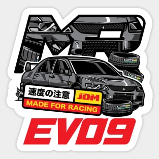 EVO 9 MR Sticker